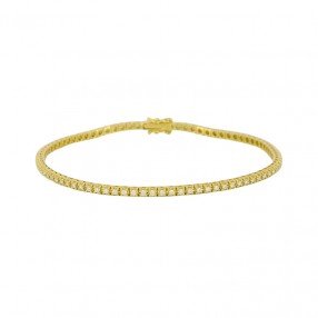 Bracelet Ligne Tennis en Or...