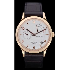 Montre ZENITH Elite HW Réserve de marche en Or Rose