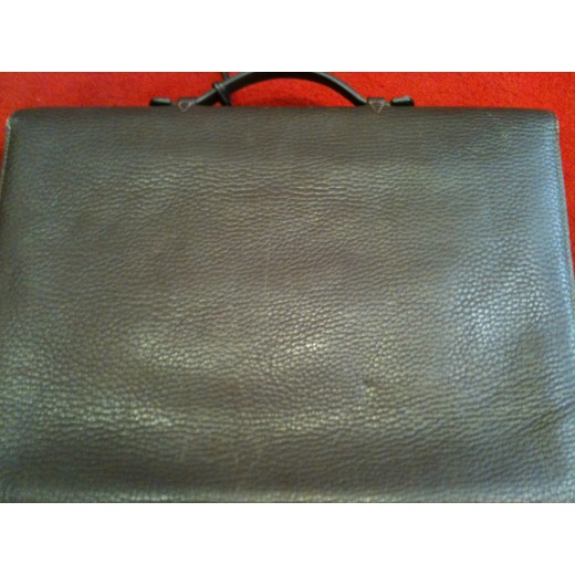 Cartable Hermès Dépêche en cuir marron