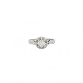 Bague Vintage Solitaire en...