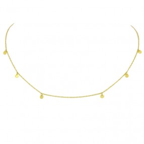 Collier Confettis en Or