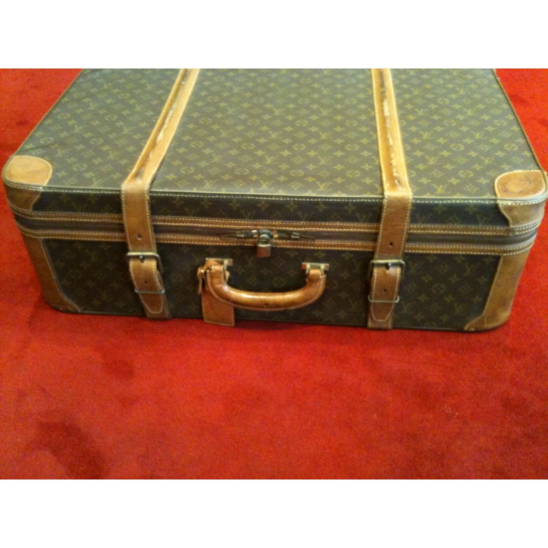 LOUIS VUITTON - Petite valise semi rigide en toile Monogram et