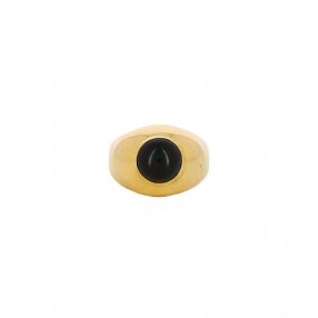 Bague en Or & Cabochon Onyx