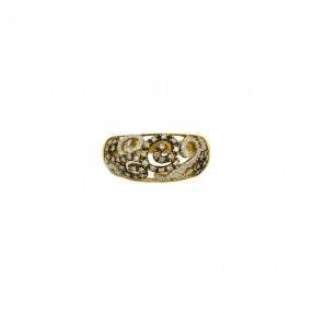 Bague Arabesques en Or et...
