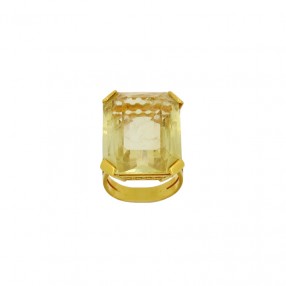 Bague en Or et Citrine