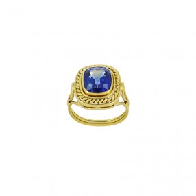 Bague en Or et Saphir Verneuil