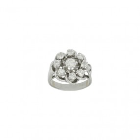 Bague Fleur Vintage en Or...