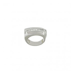 Bague Ligne de Diamants en Or