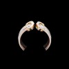 Bague Cartier " Double C " trois ors