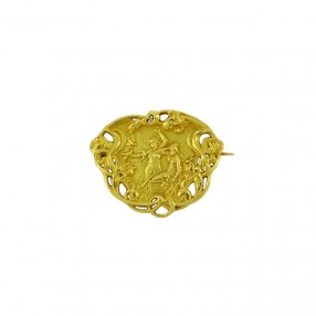 Broche Ancienne Art Nouveau...
