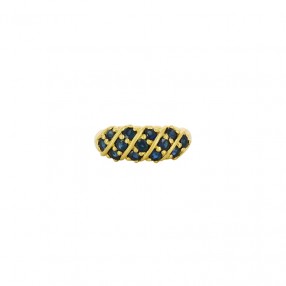 Bague Vintage Jonc en Or et...