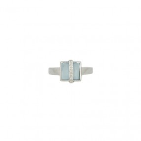 Bague en Or Nacre et Diamants