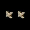 Boucles d'oreilles Chaumet " Liens " Or et diamants