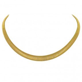 Collier Tubogas Vintage en Or