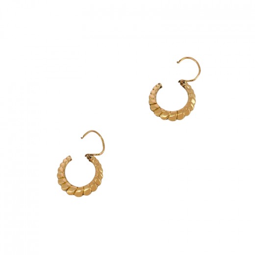 Boucles D’oreilles Rétro Vintage – Fantaisie Ancienne – Occasion En Bon état – Bijou Français – Style Rétro Années 70/80