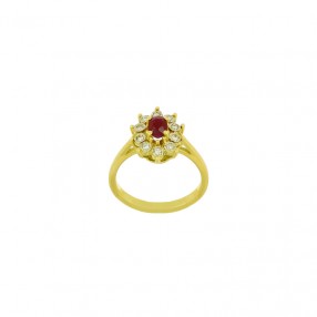 Bague Marguerite en Or...