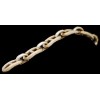 Bracelet moderne maille marine en or