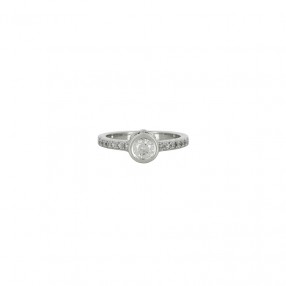 Bague Solitaire en Or et...