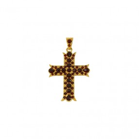 Pendentif Croix en Or et...