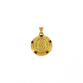 Pendentif Monogram en Trois...