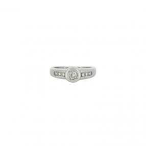 Bague Solitaire Diamants en Or