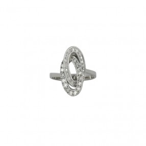 Bague Volutes en Or et...