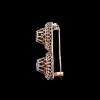 Broche ancienne Or rose Diamants