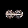 Broche ancienne Or rose Diamants