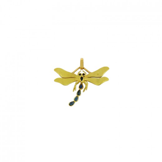 Broche Libellule WEVENI - Alliage & Cristal - Bijou Émail Pour Femme - Cadeau Fête, Mariage, Anniversaire - 5