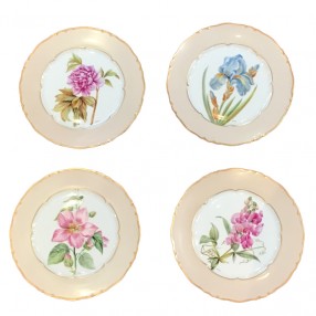 Lot de 4 Assiettes Nina Ricci