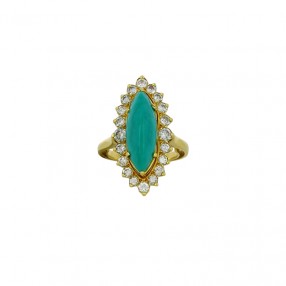 Bague Vintage Marquise en...