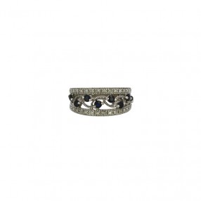 Bague en Or Saphirs et...