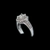 Bague Diamant taille Princesse en or blanc