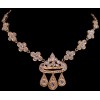 Collier oriental or et diamants