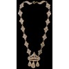 Collier oriental or et diamants