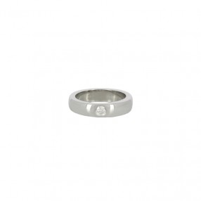 Bague Jonc en Or et Diamant