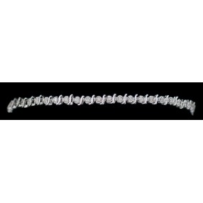 Bracelet ligne diamants