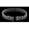 Bracelet saphirs diamants