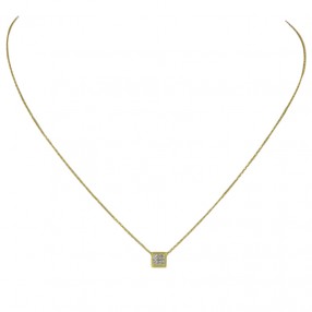 Collier en Deux Tons d'Or...