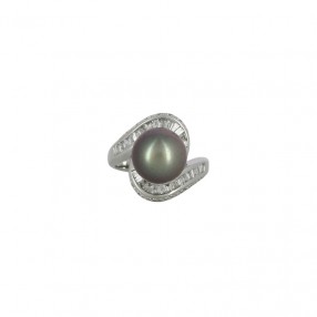 Bague en Or Perle de Tahiti...