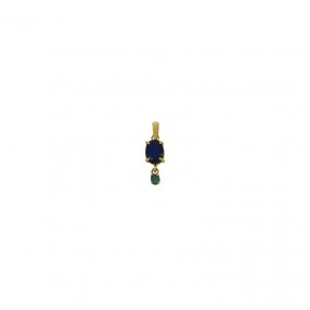 Pendentif en Or Saphir et...