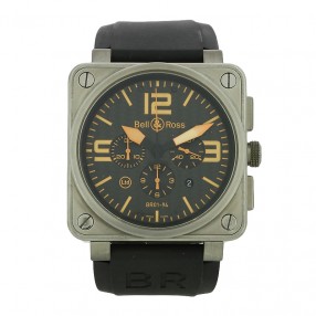 Bell & Ross BR 01-94-TO en titane, chronographe automatique de 46 mm en série limitée à 500 exemplaires.