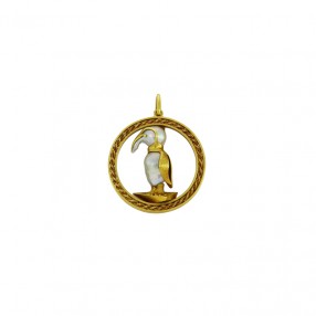 Pendentif Vintage en Or et...