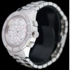 Montre Dior " Christal " Chrono Acier Cristaux Blancs