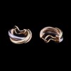 Boucles d'oreilles Cartier " Trinity " 3 ors