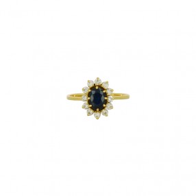 Bague Marguerite Vintage en...