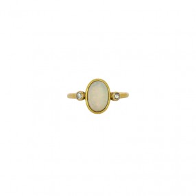 Bague Ancienne en Or Opale...