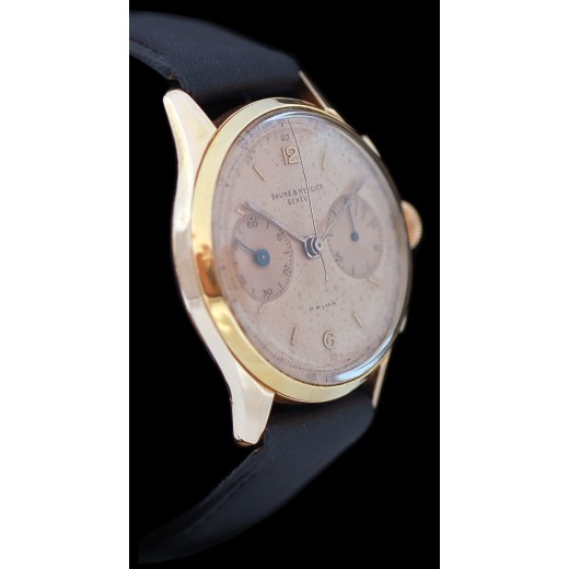 Montre Baume & Mercier " Prima " Méca Chrono en Or