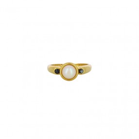 Bague en Or et Demi Perle...