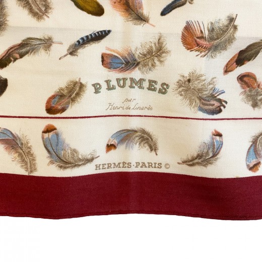Écharpe Hermès En Soie Et Cachemire - Couleur Lilas, Neuve Avec étiquettes